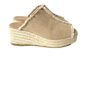 Castaner Wedge Espadrille Mule Tan color Size 36 (6)